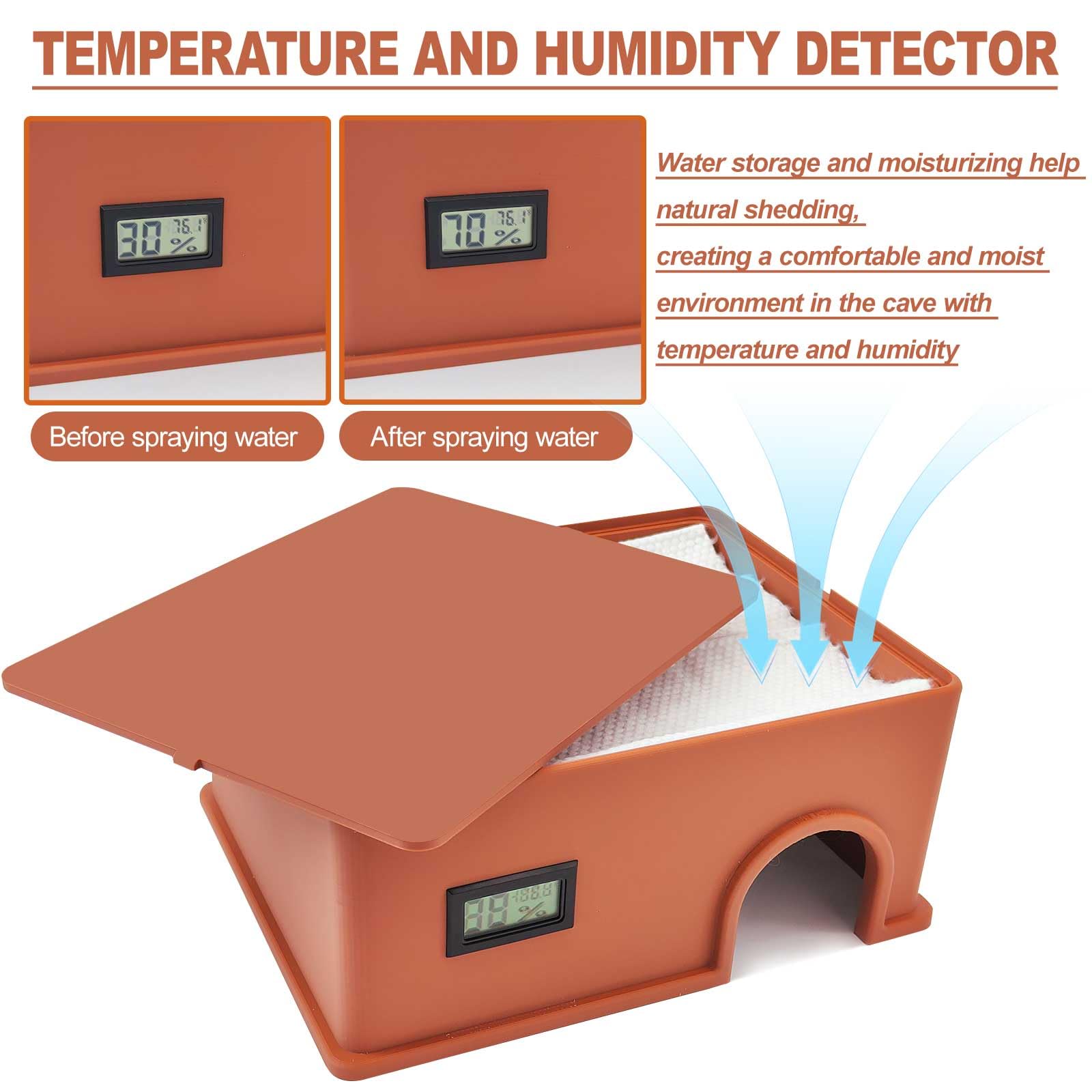 KFPSHLQE Sensor-temperatura-humedad integrado para monitoreo en tiempo real.