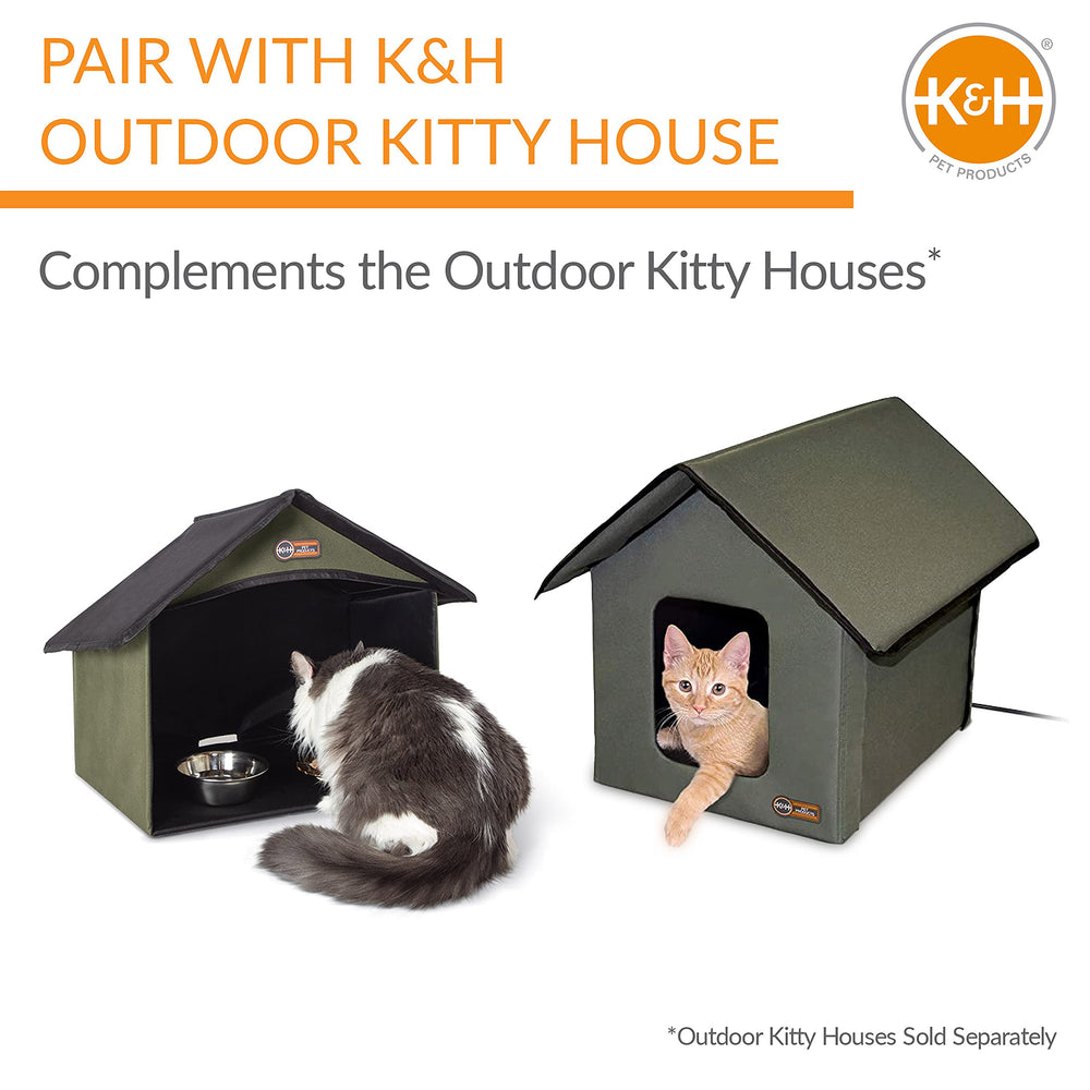 K&H Pet Products Acople con Thermo-Kitty Café para meses fríos.