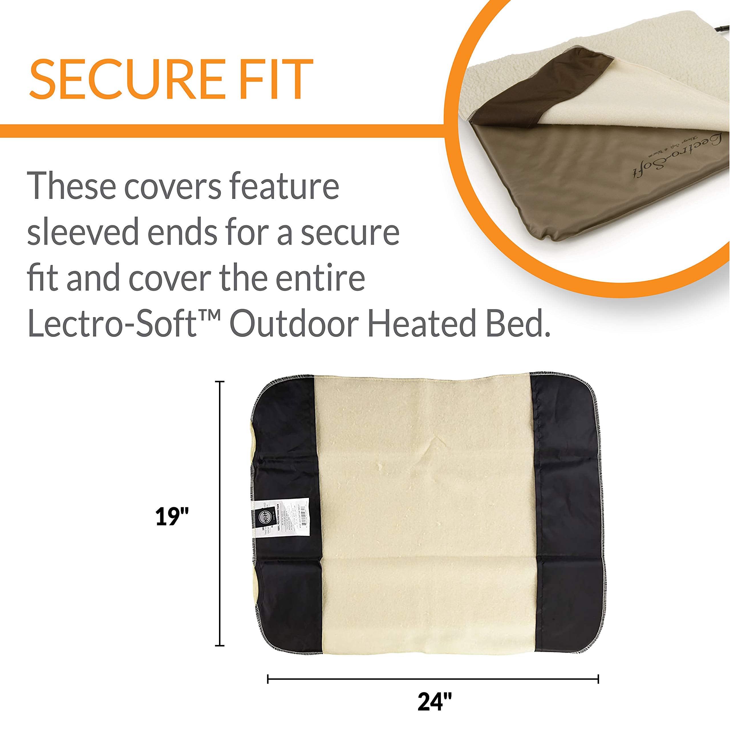 K&H Lectro-Soft funda repuesto, suave felpa sintética para más confort
