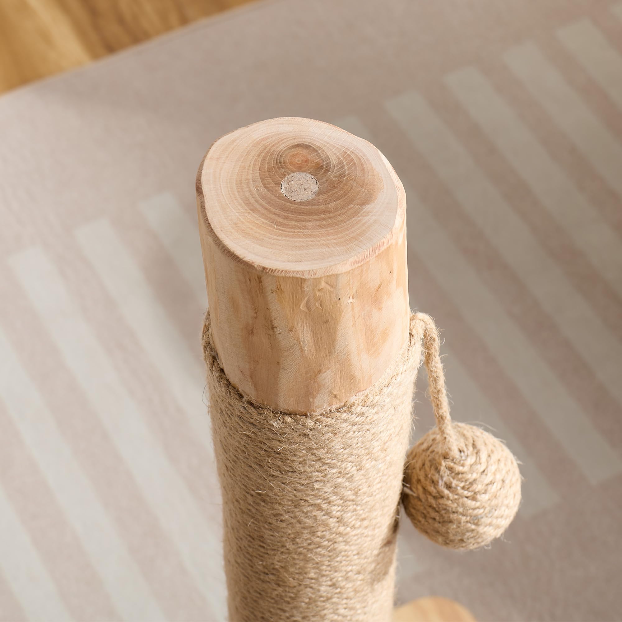 Kicari cuerda sisal natural para rascar y entretener al gato.
