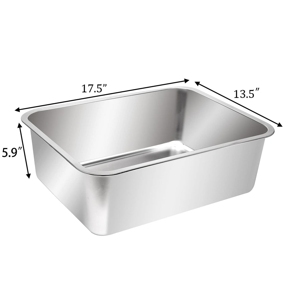 Kichwit caja de arena para gatos, limpieza rápida gracias a la superficie antiadherente.