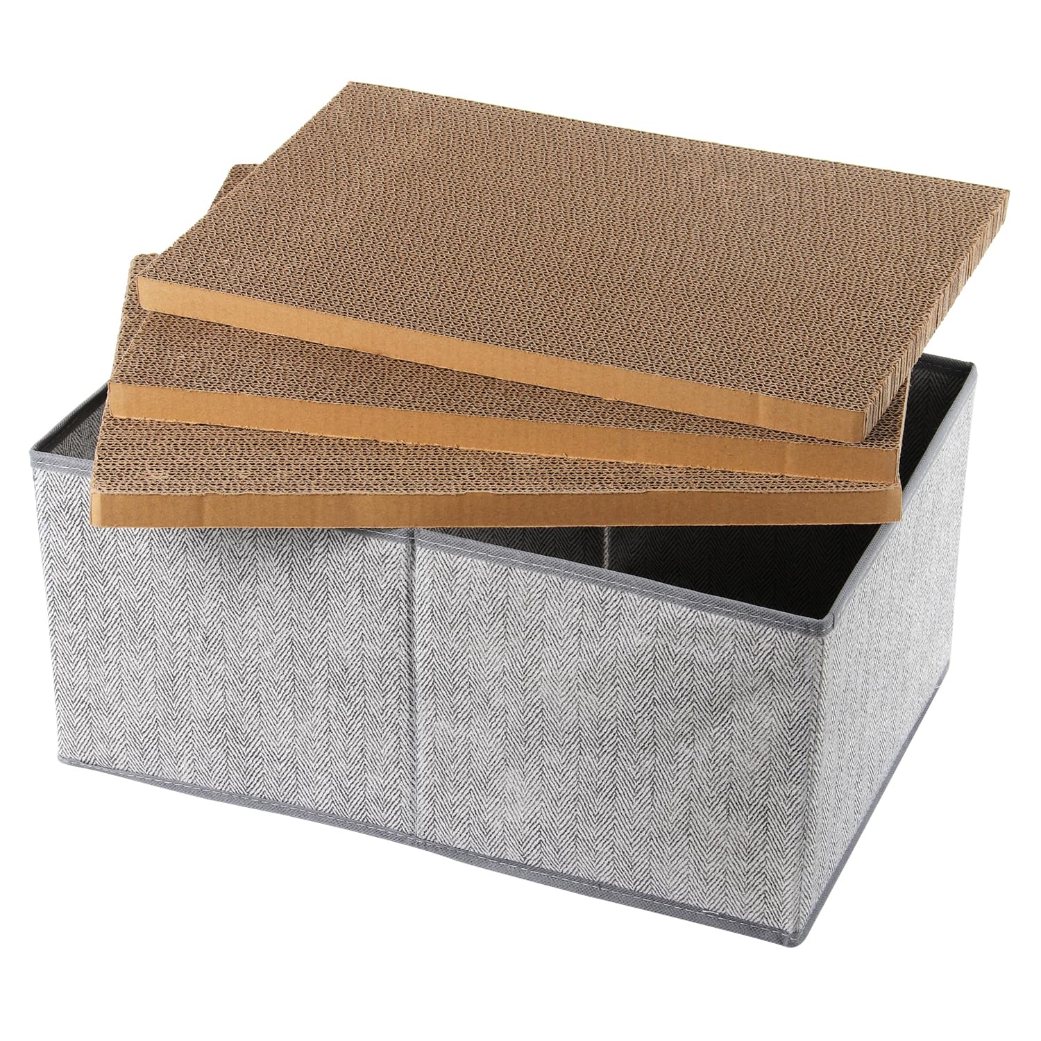 Kichwit caja de descanso para gatos facilita un rincón cómodo.