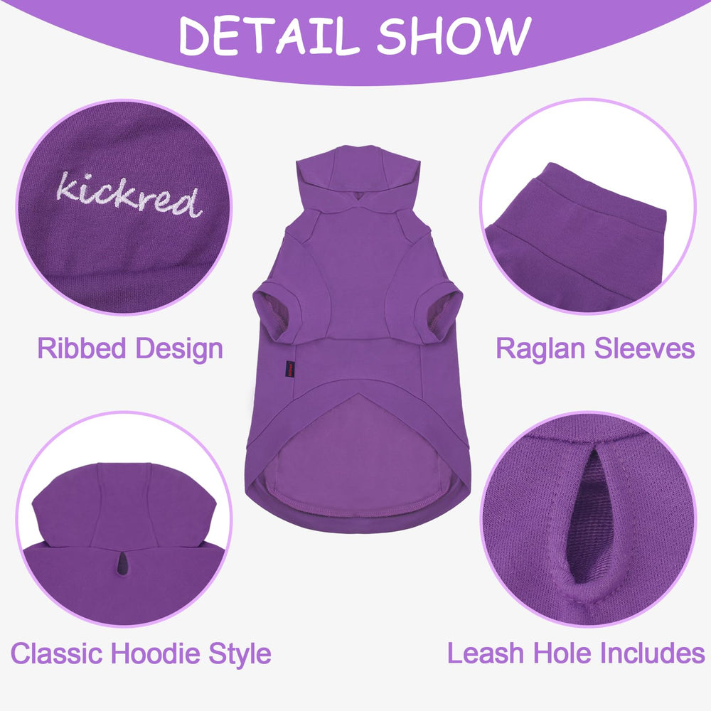 Kickred chaqueta para perro con orificio para correa, paseo con control