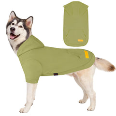 Kickred sudadera capucha terciopelo granulado para perro, cálido y cómodo para paseos.