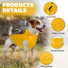 Kickred sudadera para perro capucha, mantiene la cabeza abrigada durante salidas.