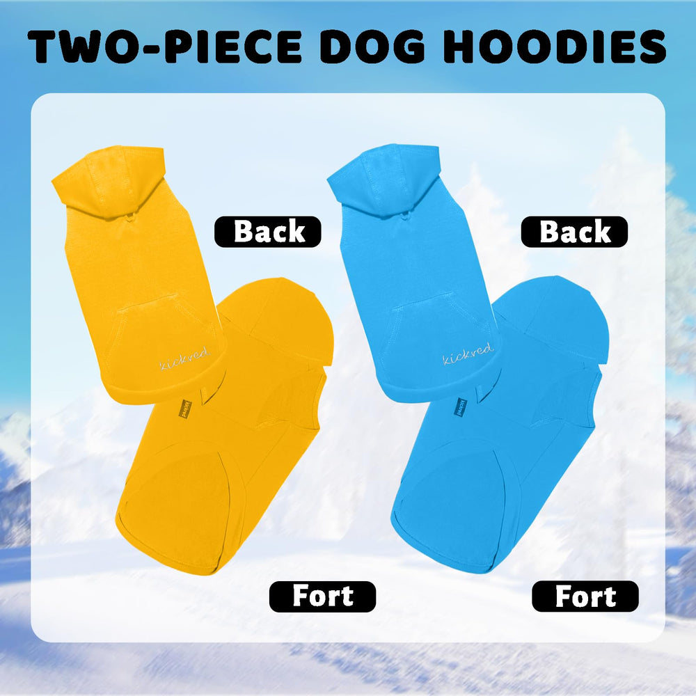 Kickred sudadera para perro dorso, diseño duradero para juegos al parque.