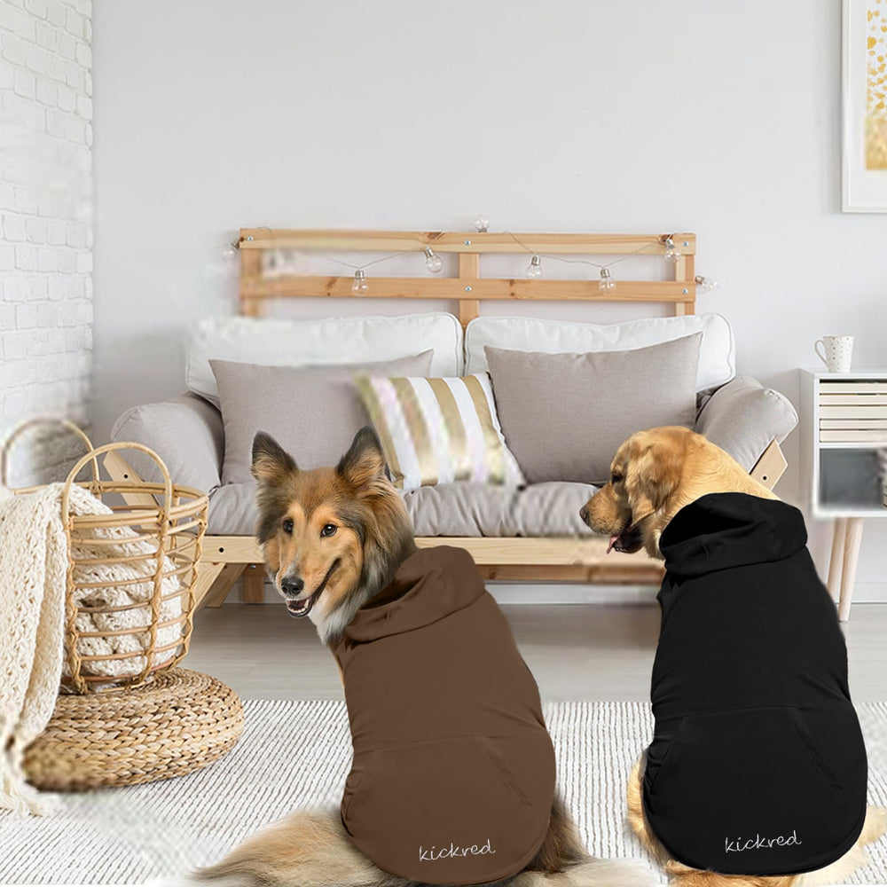 Kickred sudadera para perros lavable a máquina, ahorra tiempo de cuidado.