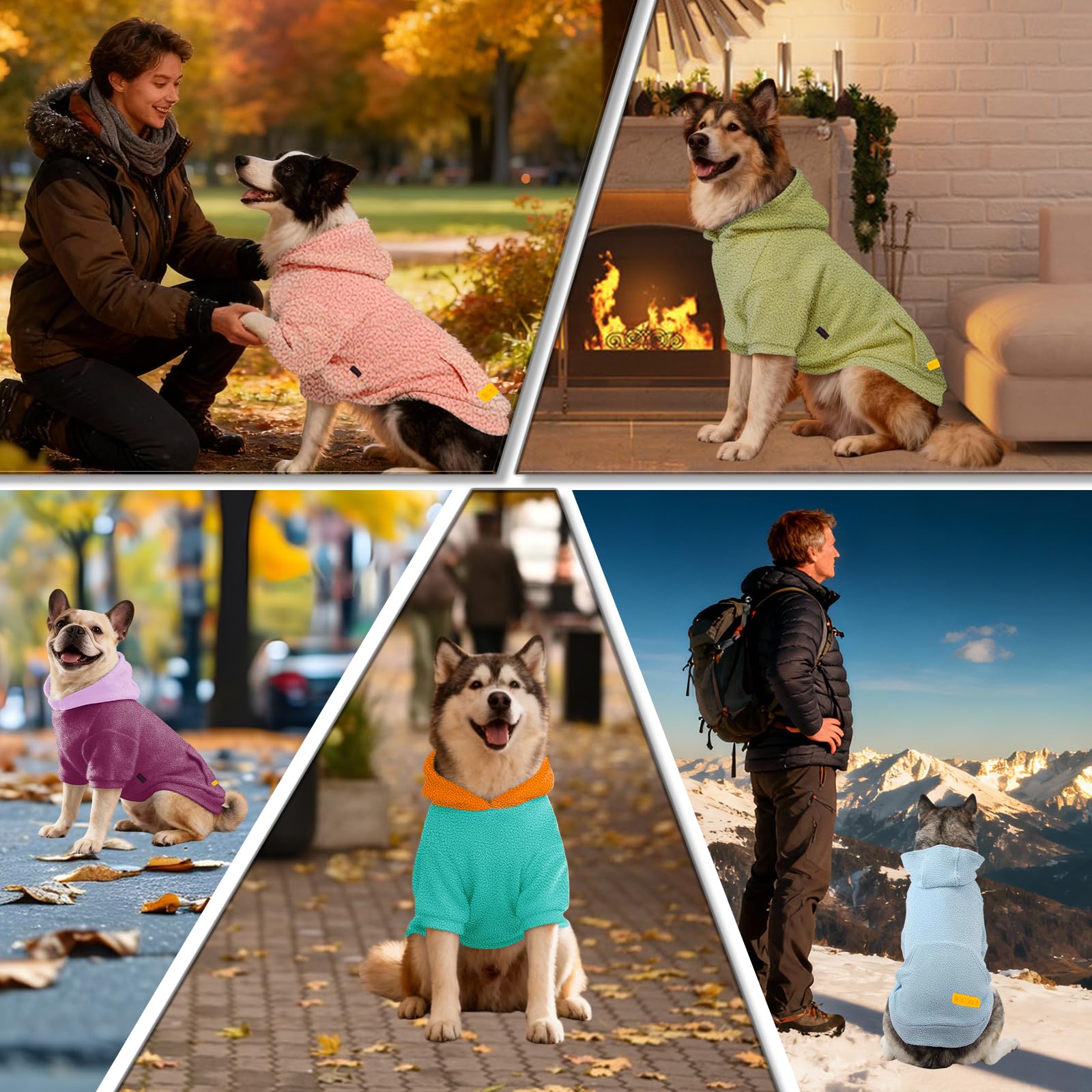 Ideal para paseos en casa o en el parque, abrigado