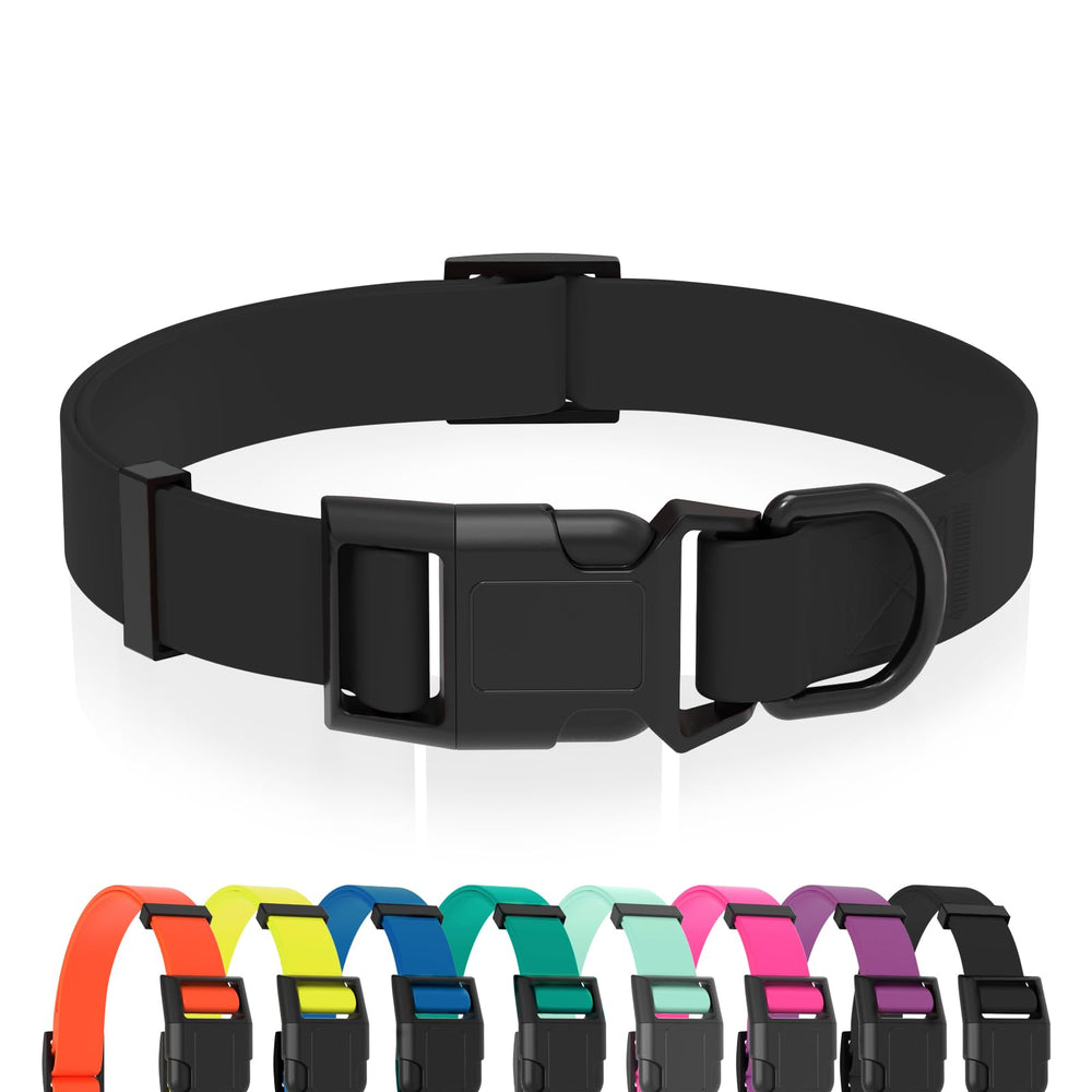 Kidding Pets collar impermeable con cierre rápido para salidas al aire libre.