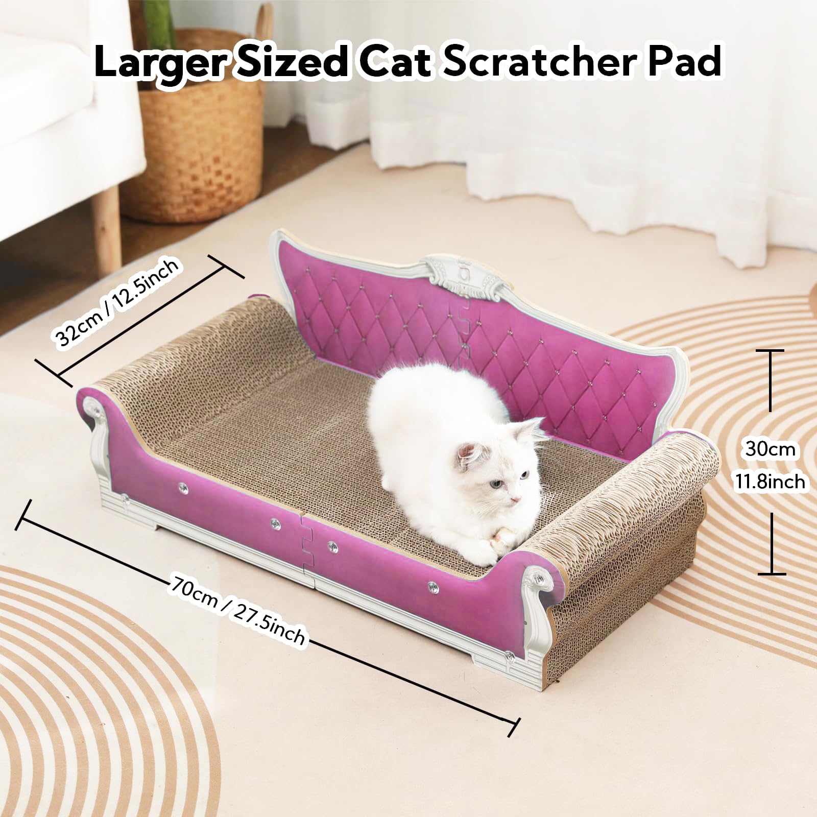 Kidding Pets sillon-gato-rascador-textura, superficie duradera
