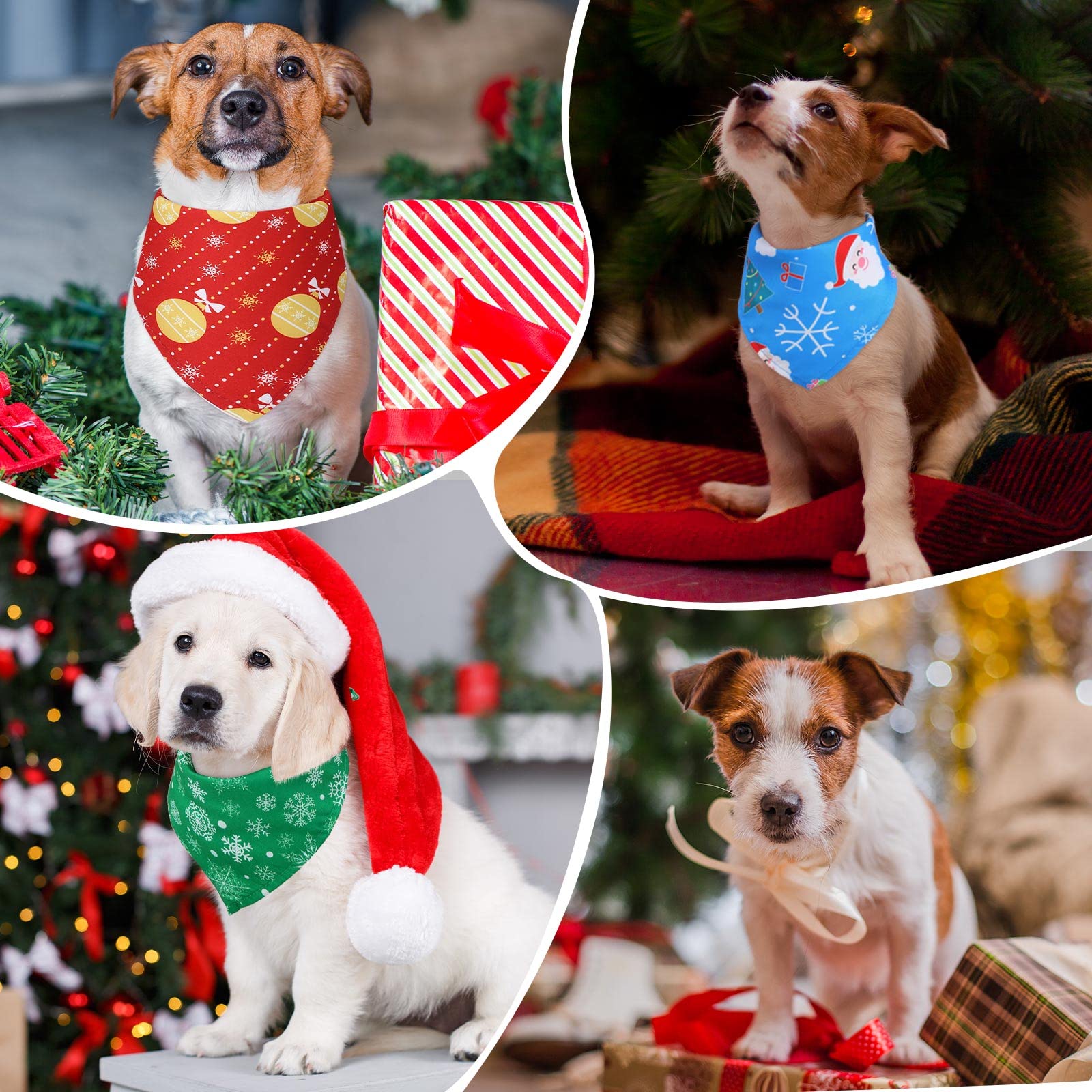 Kigeli bandanas navidad campana añade encanto decorativo a cada paseo