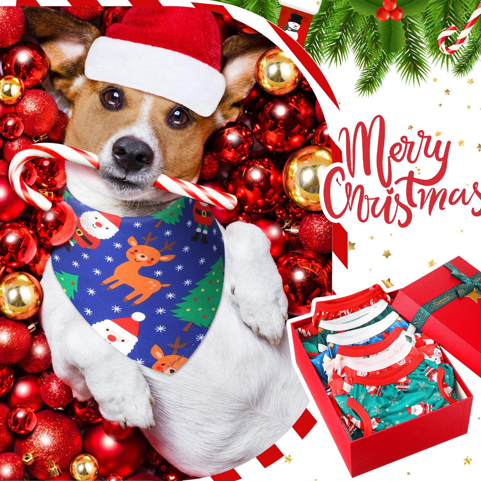 Kigeli bandanas navidad copos-nieve tela suave y cómoda
