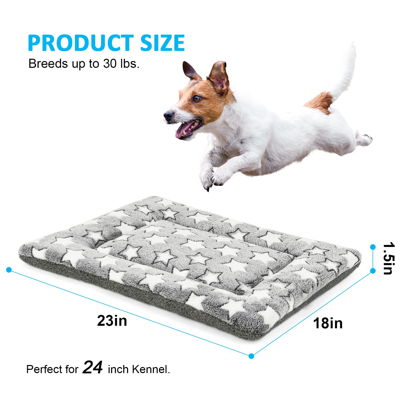 Cama Kigmmro para jaula 24p, vista trasera, borde acolchado.