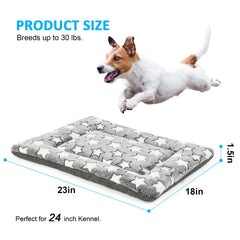 Cama Kigmmro para jaula 24p, vista trasera, borde acolchado.
