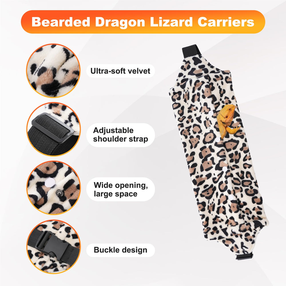 Chaleco Leopardo cálido de Kiiocwev para lagarto barbudo