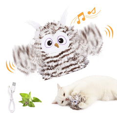 Kimee búho interactivo con carga USB para jugar en casa