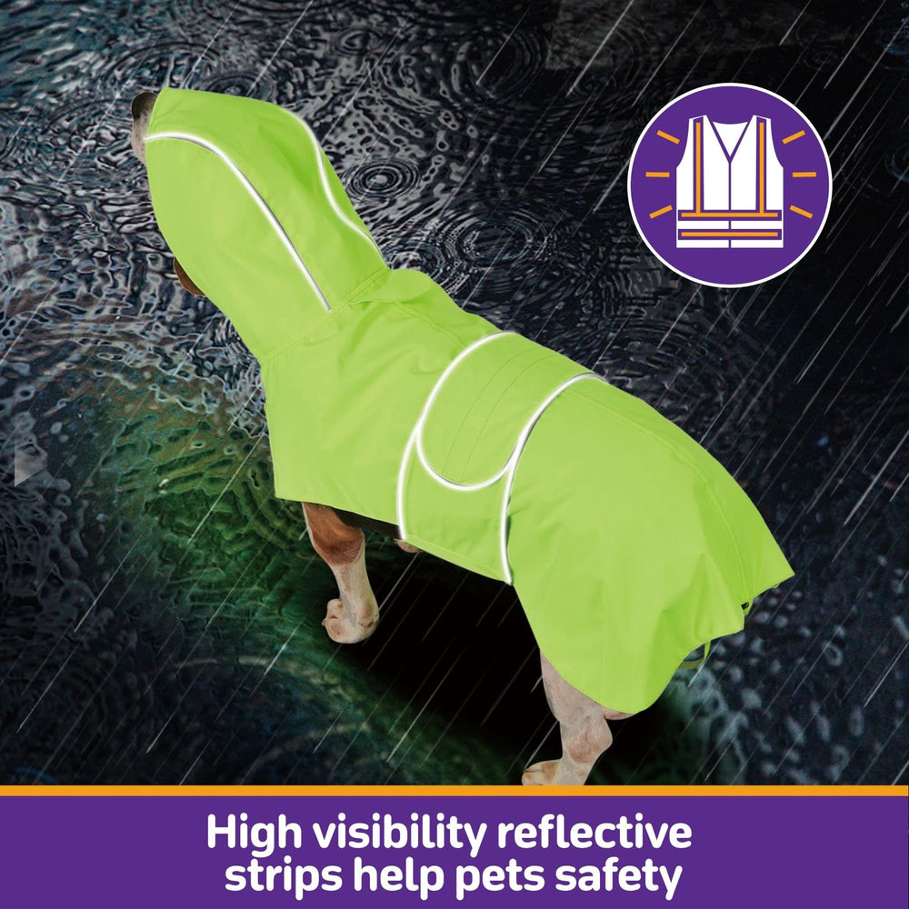 Kimee chaqueta con hueco para correa para paseos en lluvia