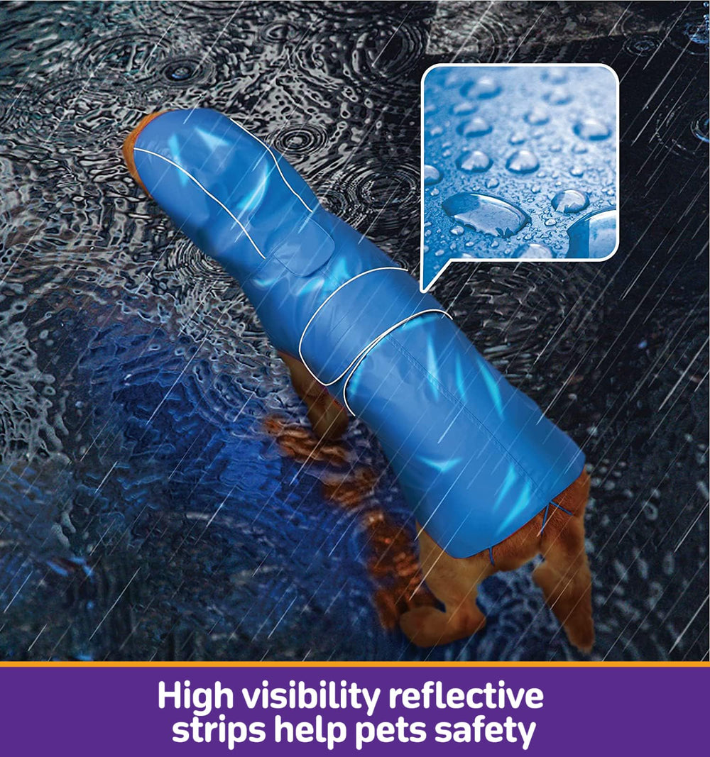 Kimee impermeable con agujero para arnés para paseos seguros.
