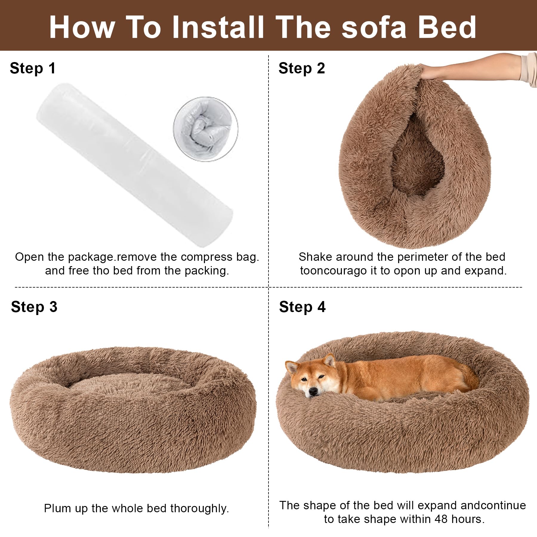 Cama lavable de Kimpets, fácil limpieza para mantener higiene diaria.