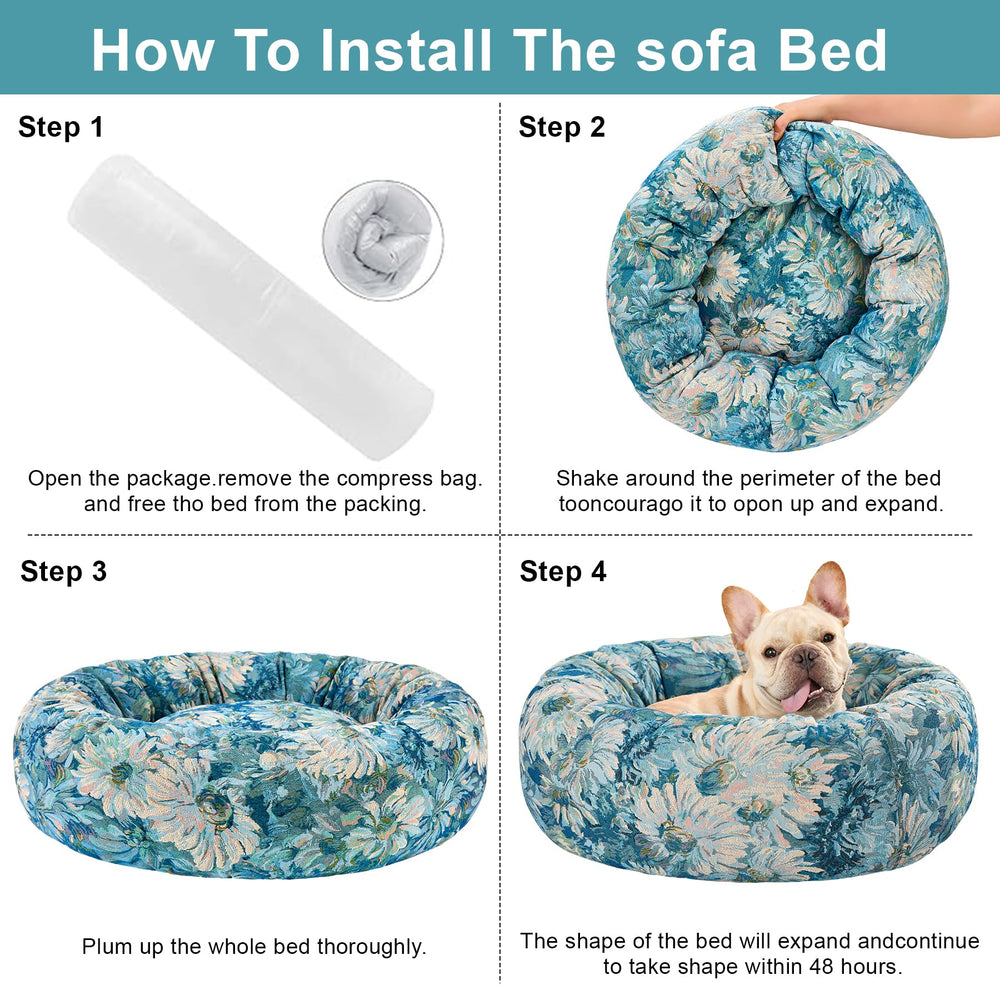Lavable a máquina, limpieza fácil con la cama Kimpets.