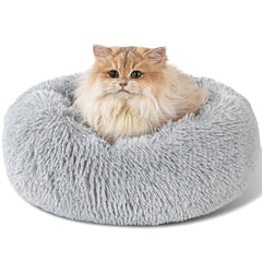 Cama Kimpets para perros redonda dona, confort envolvente para descanso