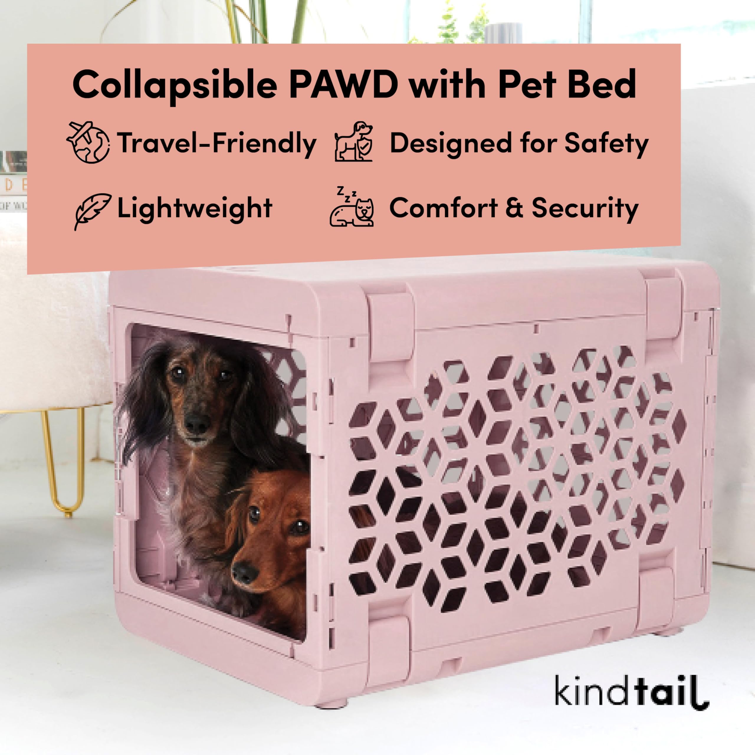 KindTail PAWD diseño seguro con bordes sin aristas