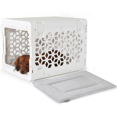KindTail PAWD jaula plegable con cama lavable para perros pequeños