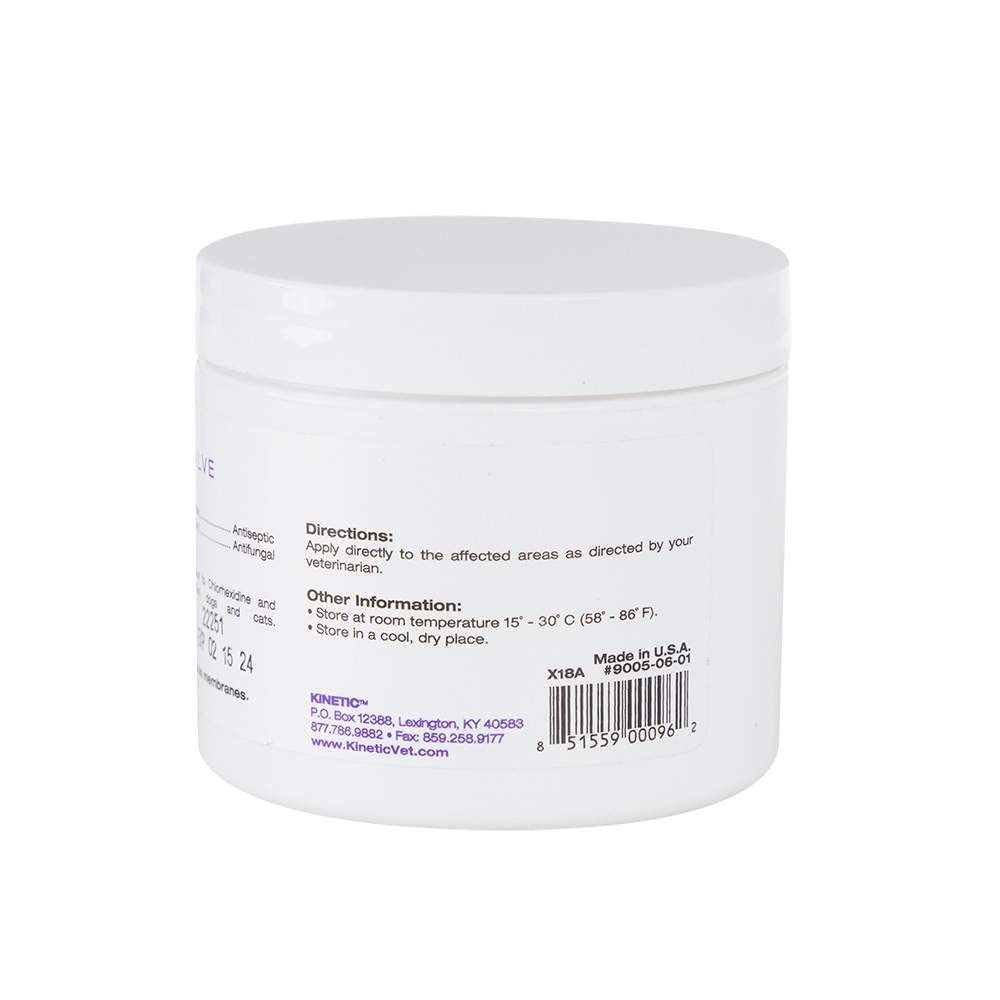 Kinetic Vet EquiShield CK Salve se aplica en el pelaje para mantener la piel saludable