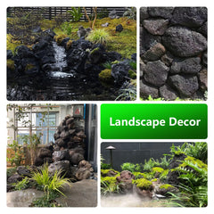 KINGRUI piedra volcánica para jardinería interior, ideal para macetas y bonsáis