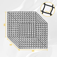 kingump hay-net malla 1-5 pulgadas: reduce desperdicio y mantiene el heno limpio.