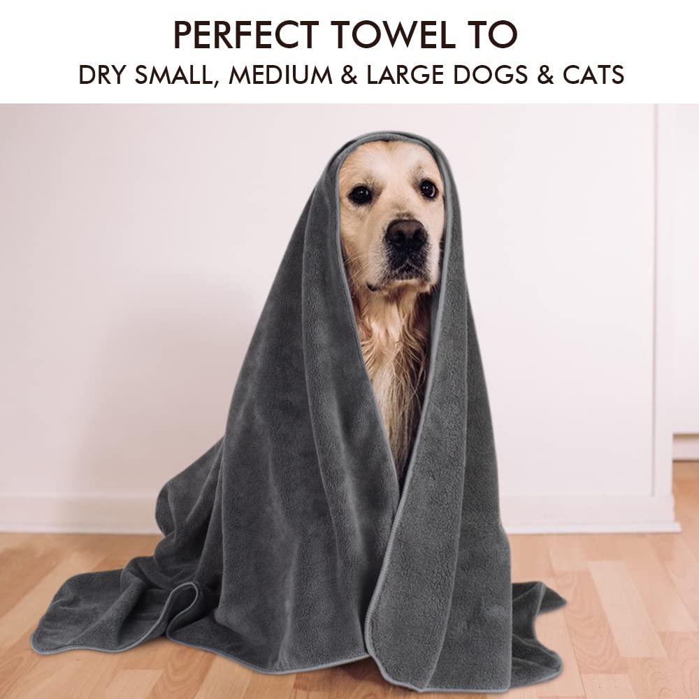 Toalla KinHwa para perros, protege sofá y muebles durante el secado.