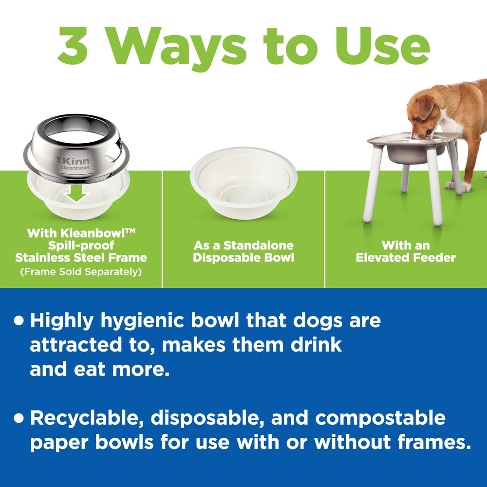 Kinn Kleanbowl uso en viaje y guardería para perros, sin complicaciones.