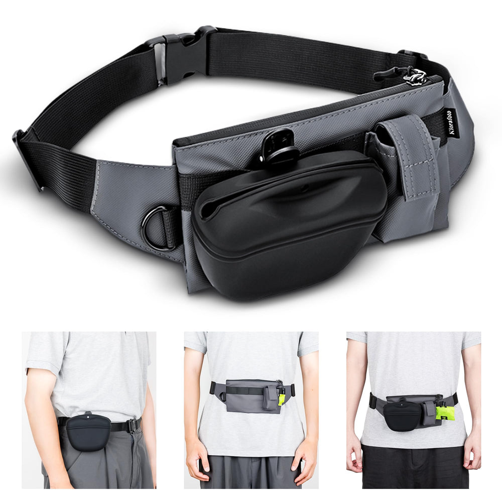 Kiorafoto 2-en-1 bolsa premios para entrenamiento, recompensa rápida durante sesiones.