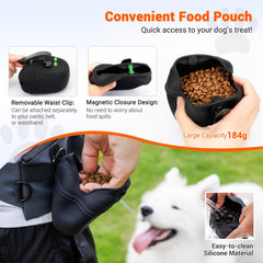 Kiorafoto bolsa de entrenamiento para perro, resistente al agua y suciedad.