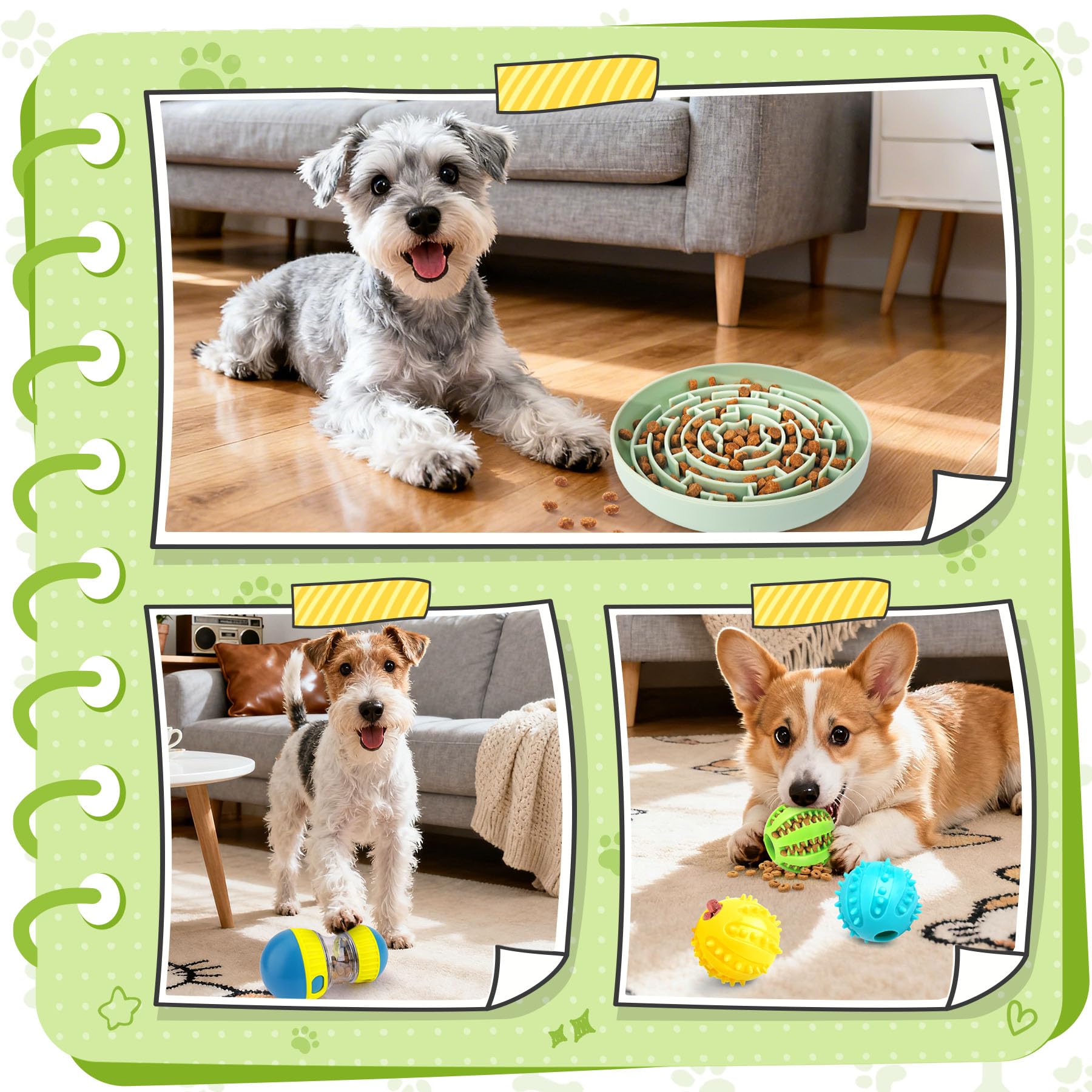 KIPRITII uso diario con perros, ideal para rutinas de comida y juego