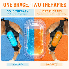 Compresa de gel caliente/frío para alivio localizado