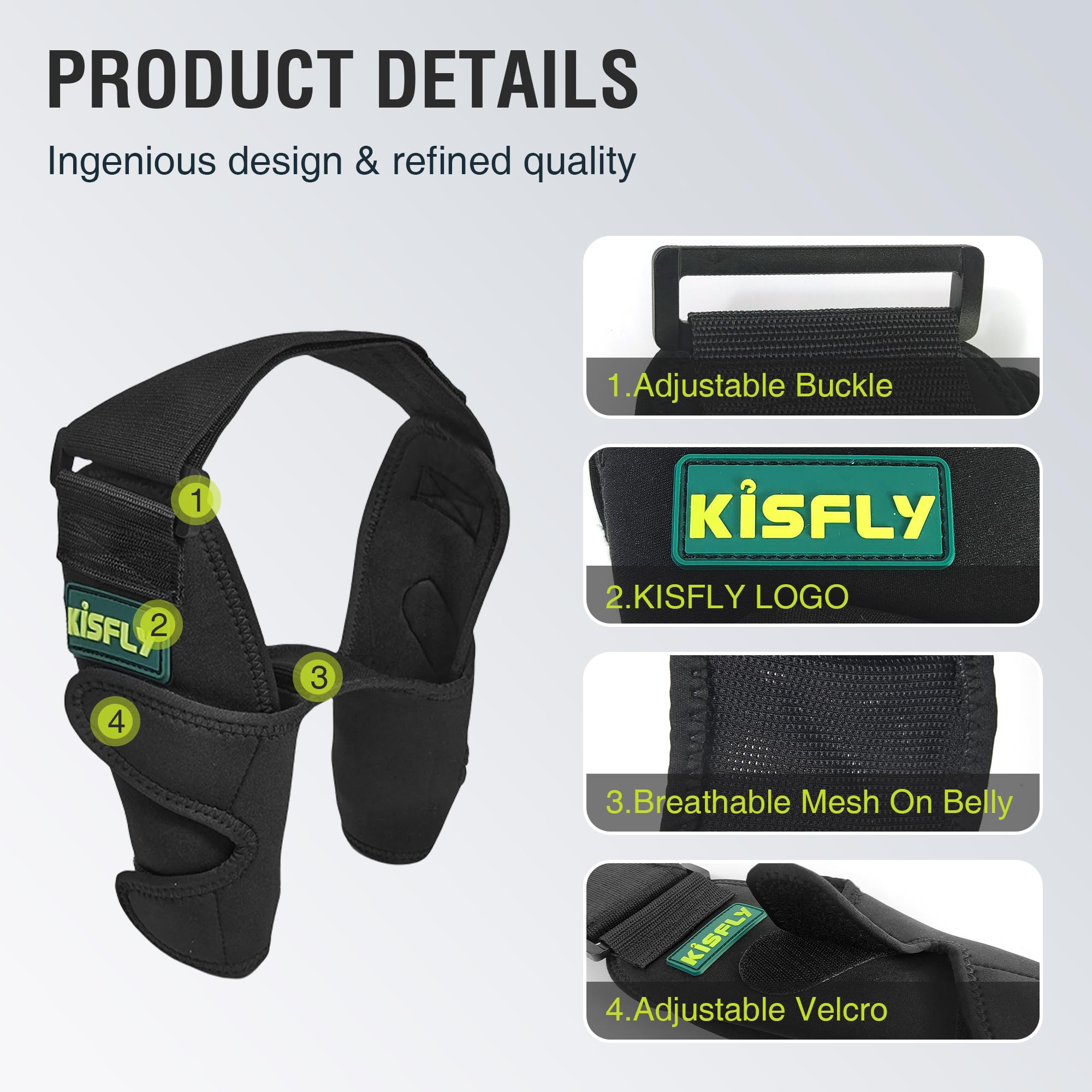 KISFLY protección de heridas: evita lamido para recuperación más limpia.