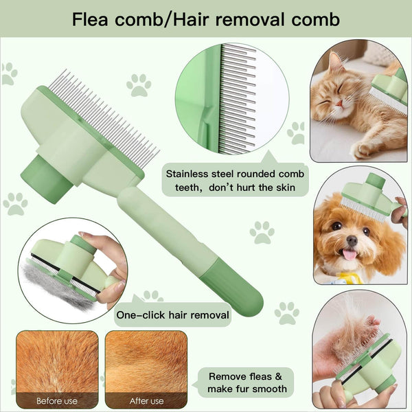 Kit de cuidado mascotas: cepillo de dedos para higiene dental suave.