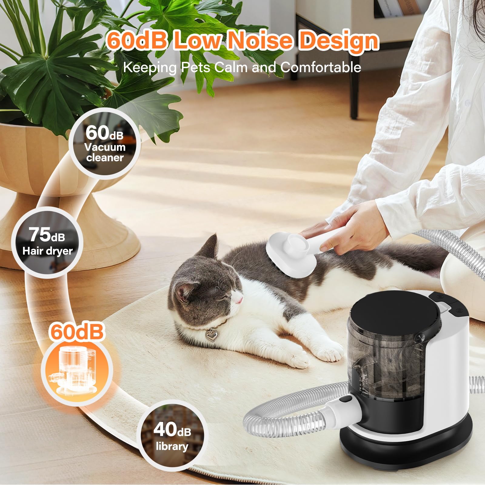 Kit de aseo para perros con manguera desmontable para maniobras alrededor de la mascota
