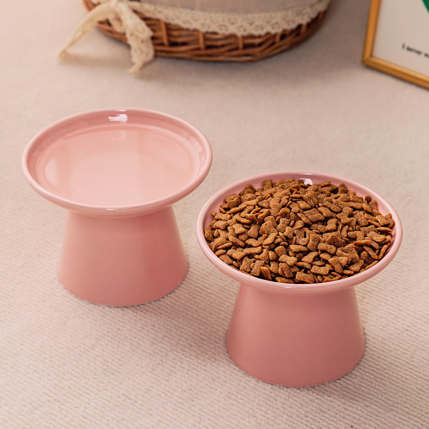 KITCHENLESTAR set de 4 tazones rosados para uso diario