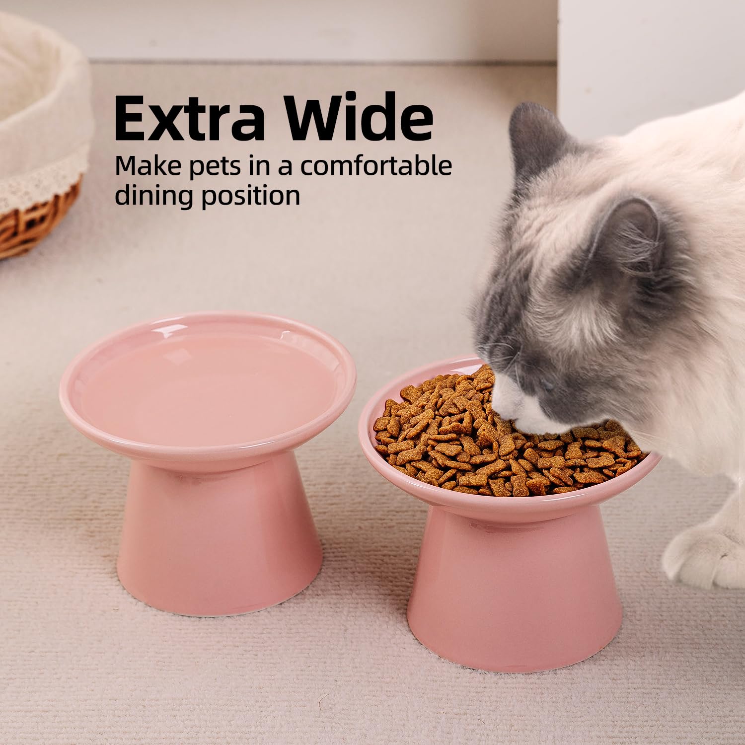 KITCHENLESTAR diseno-ergonomico-gatos: facilita la alimentación sin esfuerzo.
