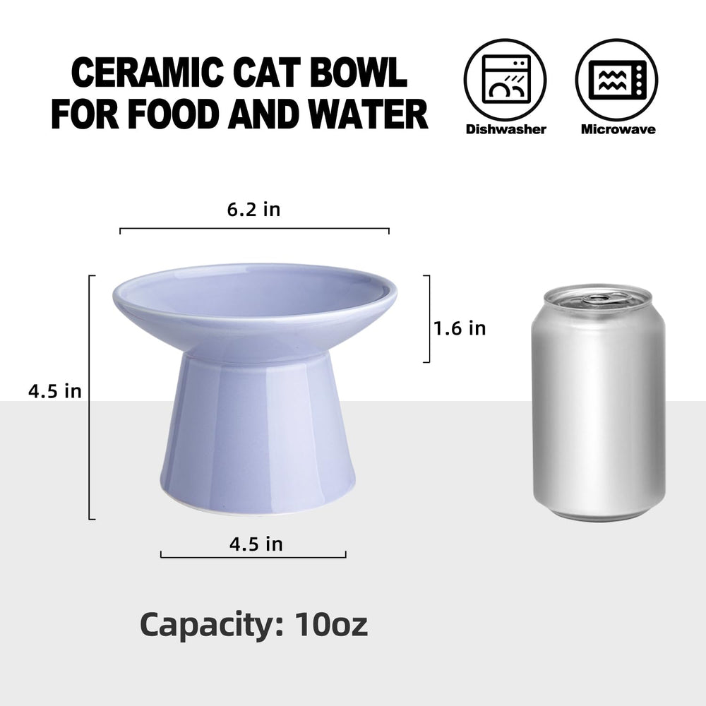 KITCHENLESTAR tazón-agua-gato-cerámica, cómodo al beber.