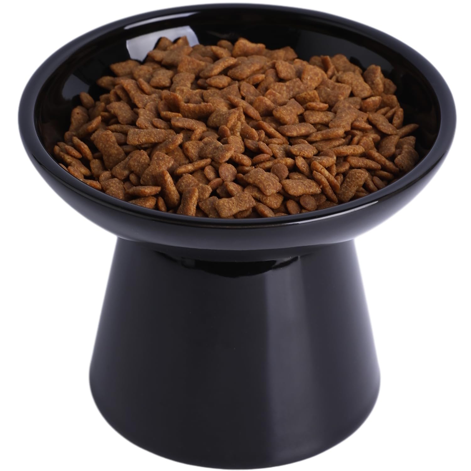 kitchenlestar tazón gato cerámico elevado, comodidad al comer
