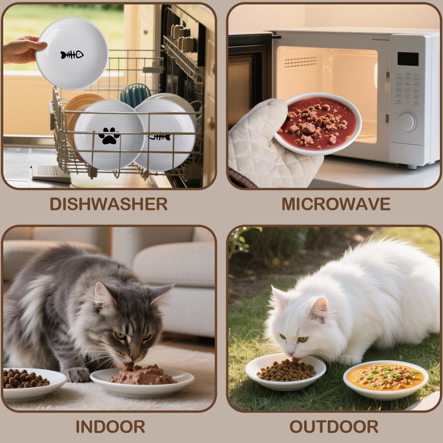 Regalo práctico para amantes de gatos, fácil de combinar con la decoración.