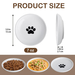 Tazones para gatos con patitas de gatito para estimular el apetito