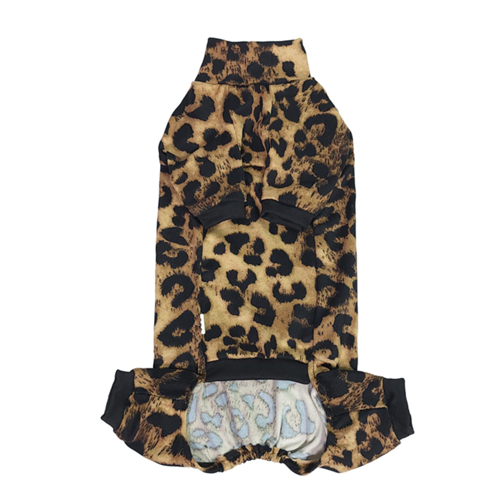 Kitipcoo camiseta para gato sin pelo con estampado leopardo, comodidad diaria.