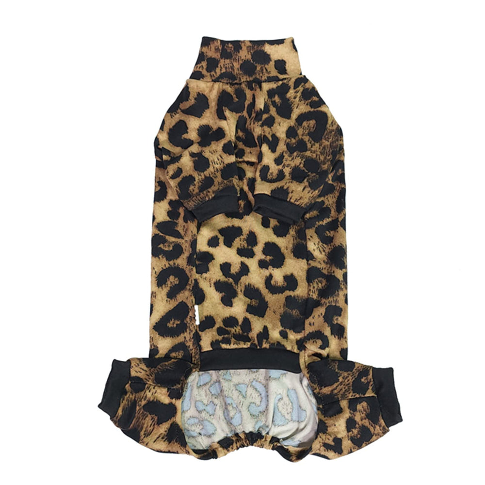 Kitipcoo camiseta para gato sin pelo con estampado leopardo, comodidad diaria.