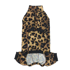 Kitipcoo camiseta para gato sin pelo con estampado leopardo, comodidad diaria.