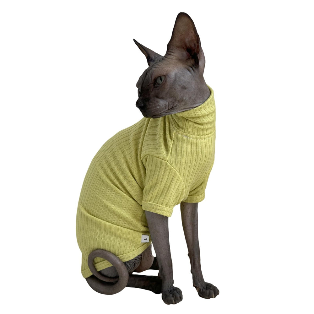 Kitipcoo camiseta gato Sphynx espalda: confortable y protección del frío