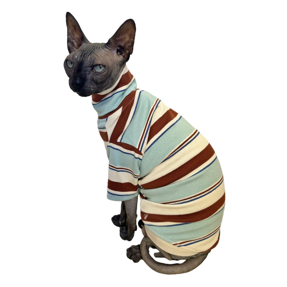 Kitipcoo Vintage Stripes empaque práctico, regalo para amantes de gatos